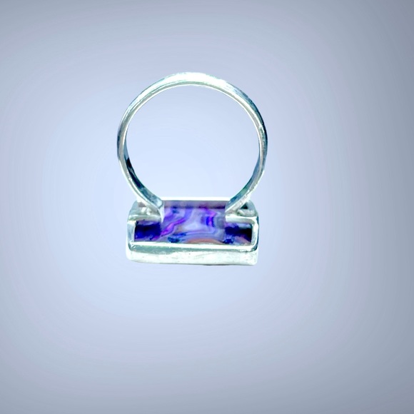 🌺Artisan Sterling & Natural Stone Ring - Picture 4 of 13